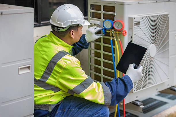 Professional Hvac technician working in Meridian, GA